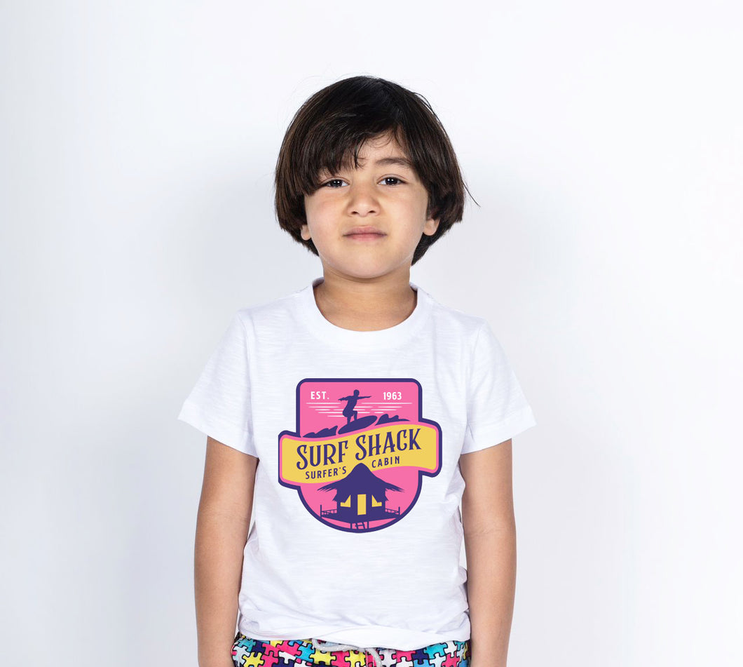 Boys Short Sleeved SURF Tee