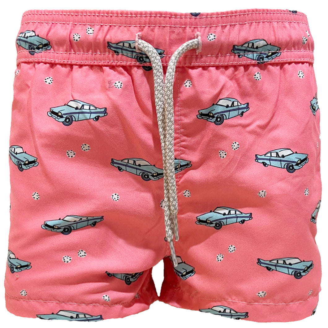 Pink Cars Boys Swimshort